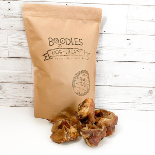 Natural pigs auricles taster pouch for dog treats by boodles