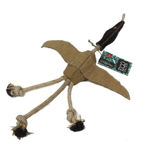 ECO dog toy made using sustainable and recyclable material - Desmond the Duck