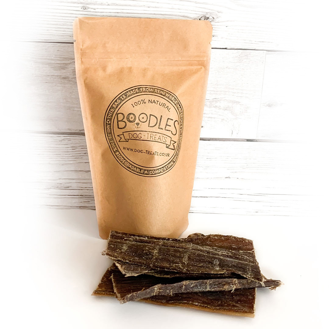 Boodles Beef Jerky taster pouch made from 100% natural ingredients