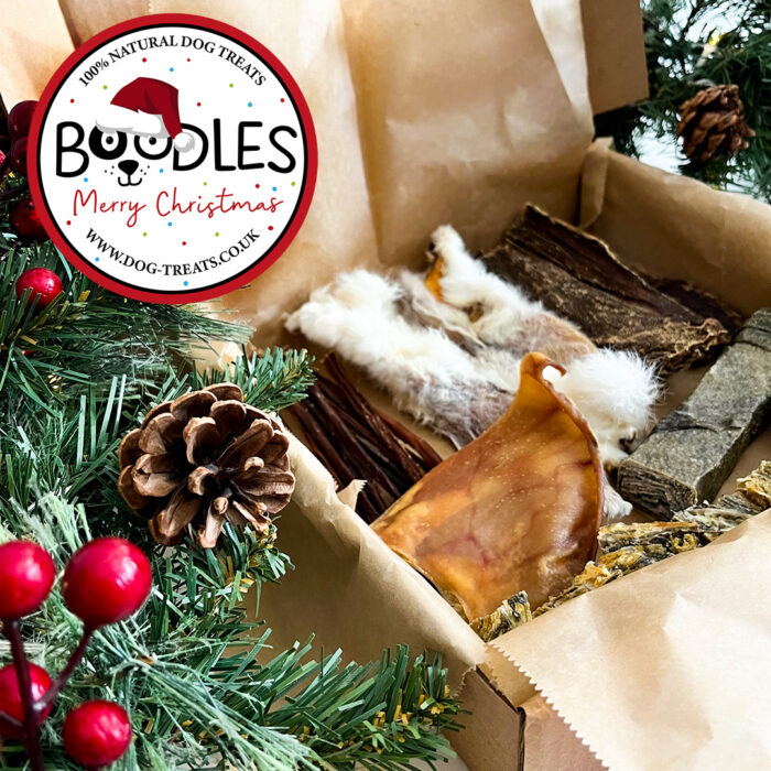 Boodles Loose mixed dog chew Christmas gift box